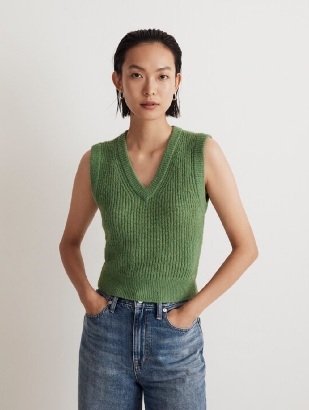 Madewell V Neck Sweater Vest